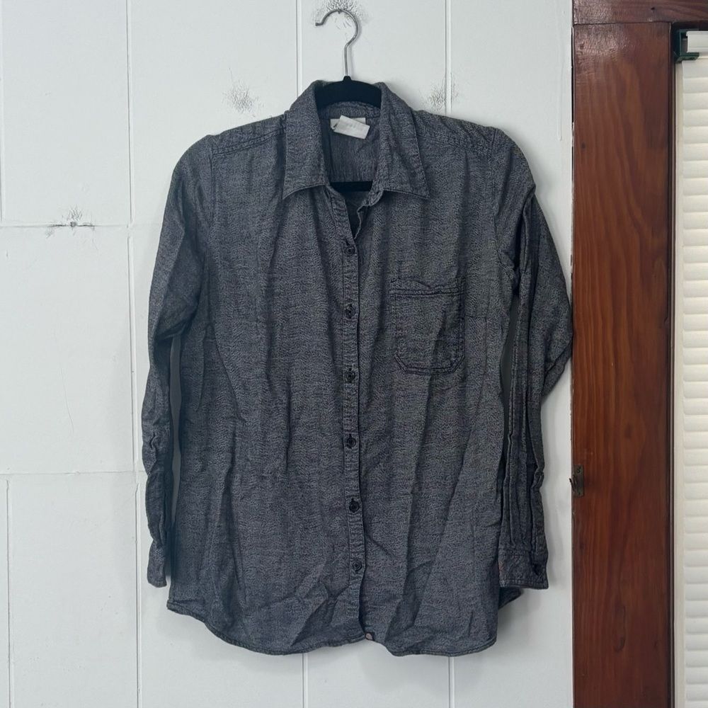 Dickies Charcoal‎ Button-Up Shirt Jacket women’s medium